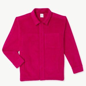 Free Assembly Boys Polar Fleece Shirt Jacket , Sizes 4-18